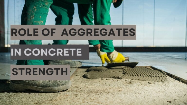 Aggregate concrete strength