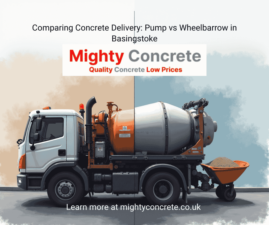 Pump vs Wheelbarrow Concrete in Basingstoke: Which Method Suits Your Project?