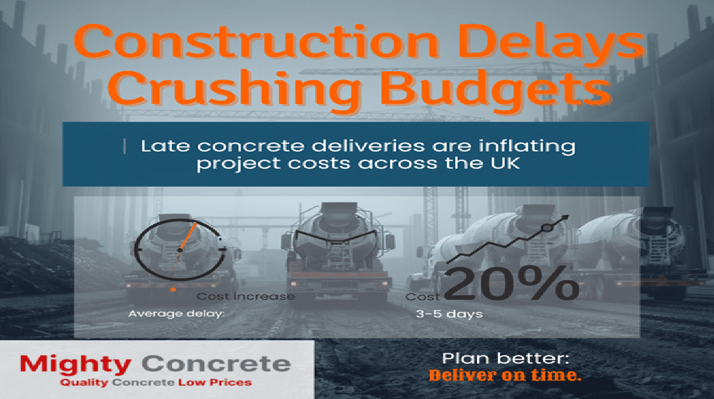 Construction Delays in the UK How Late Concrete Delivery Increases Your Project Cost