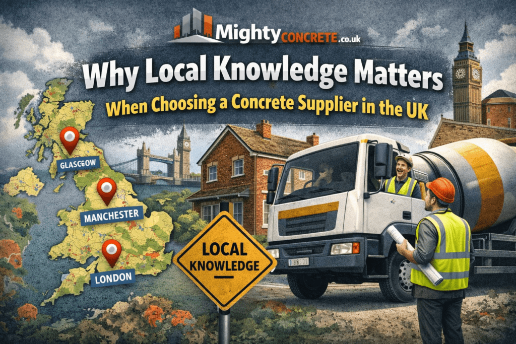 Local Knowledge Matters When Choosing A Concrete Supplier In The UK