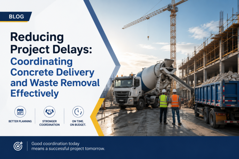 Reducing Project Delays: Coordinating Concrete Delivery and Waste Removal Effectively