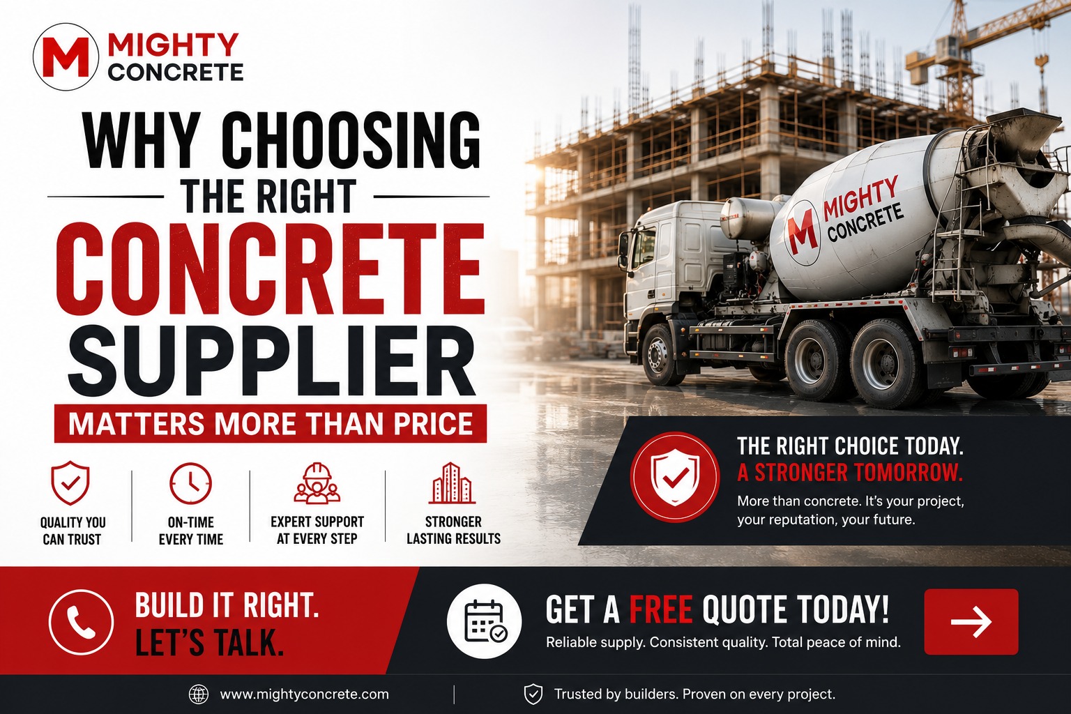 Why Choosing the Right Concrete Supplier Matters More Than Price