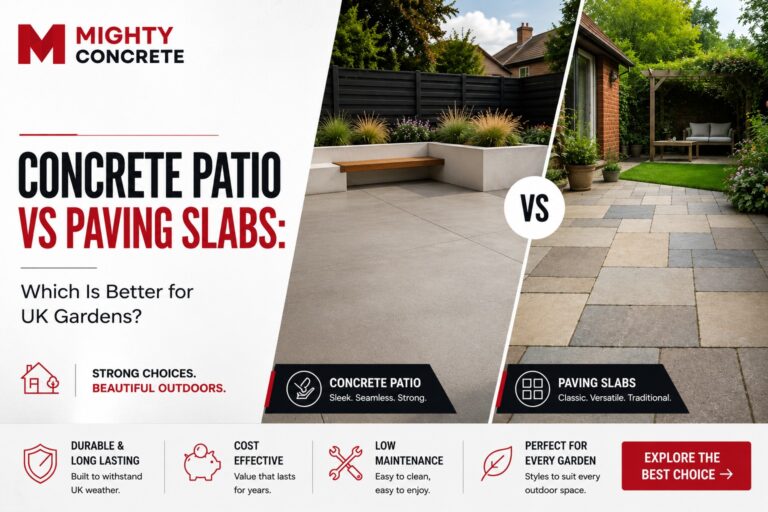 Concrete Patio vs Paving Slabs: Which Is Better for UK Gardens?